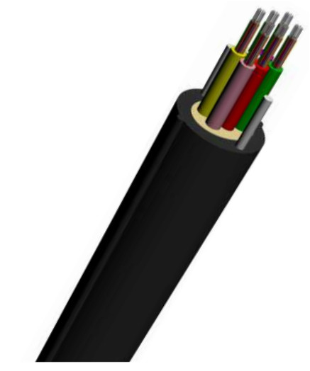 EFONA007 Indoor Outdoor Fiber Cable , Fiber Optic Ethernet Cable Dry Structure